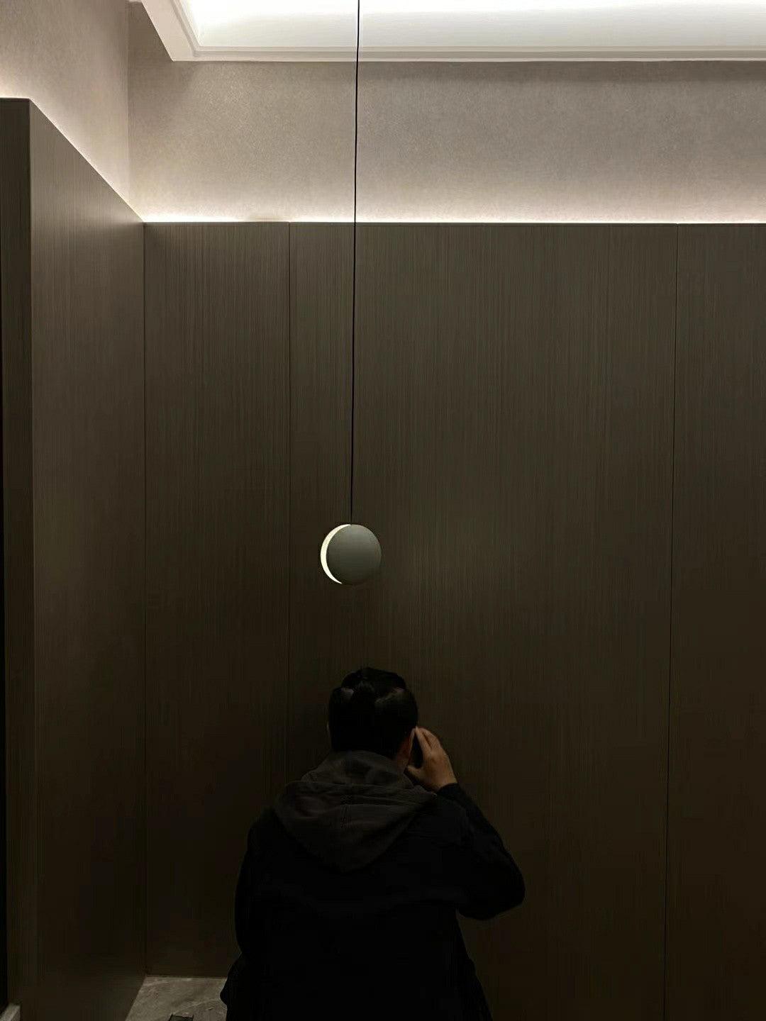 Moon Concrete Pendant Lamp - Lamp Outdoor