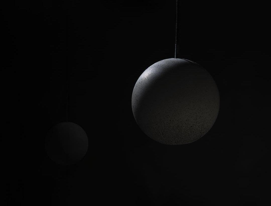 Moon Concrete Pendant Lamp - Lamp Outdoor