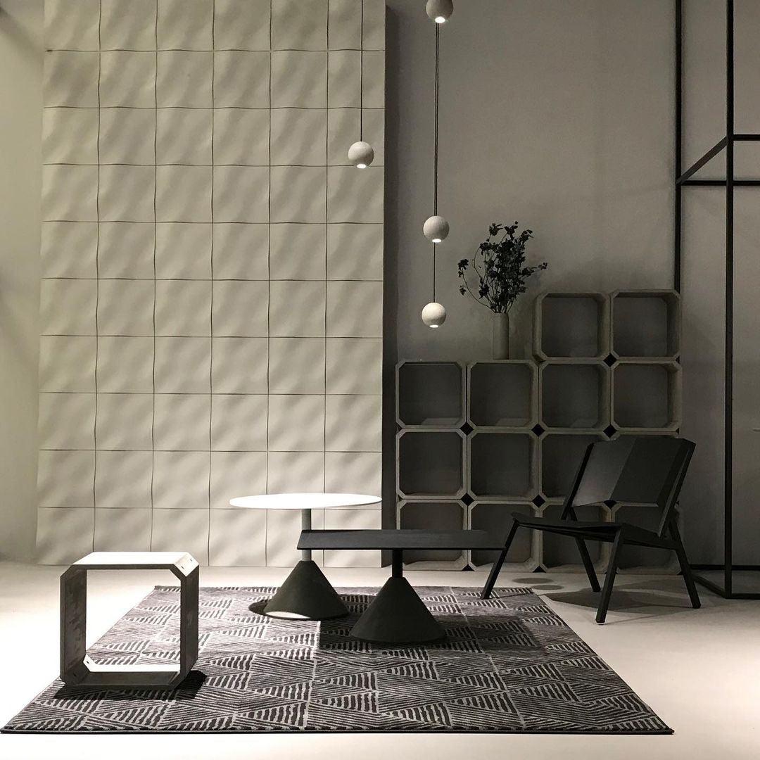 Moon Concrete Pendant Lamp - Lamp Outdoor