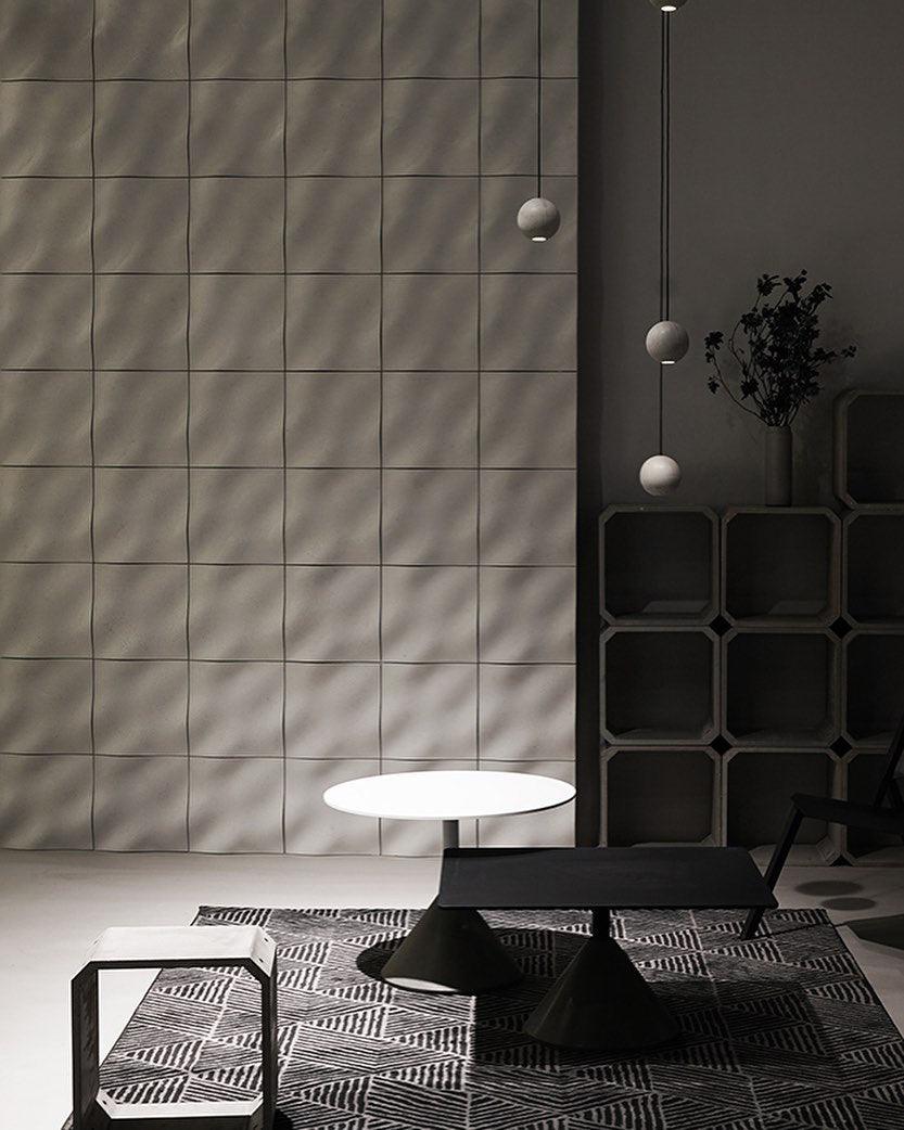 Moon Concrete Pendant Lamp - Lamp Outdoor