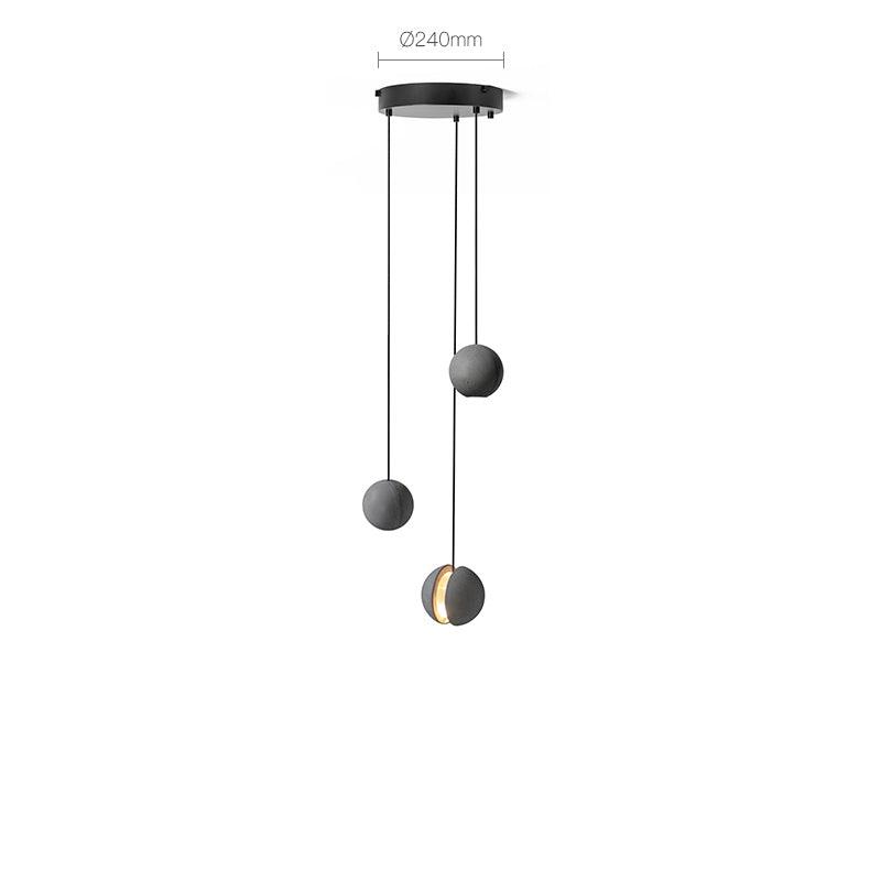 Moon Concrete Pendant Lamp - Lamp Outdoor