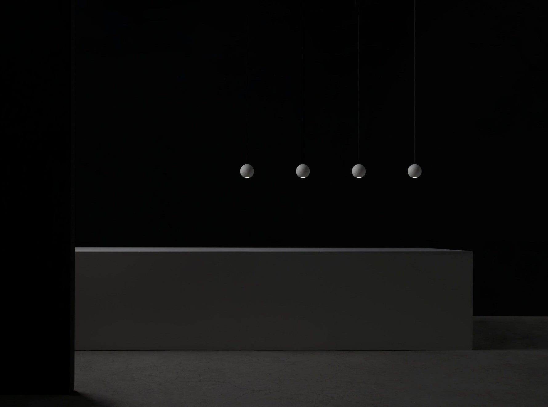 Moon Concrete Pendant Lamp - Lamp Outdoor