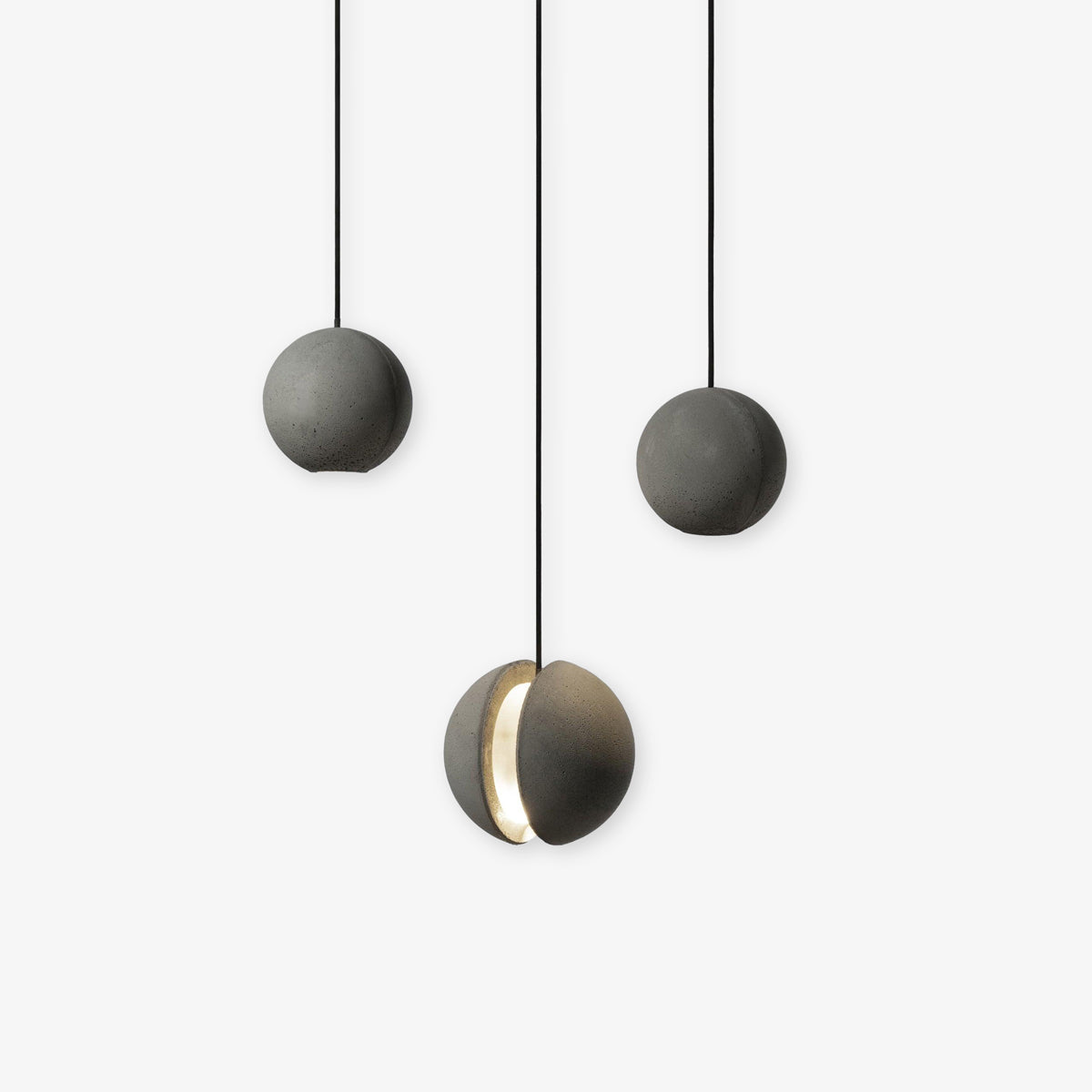 Moon Concrete Pendant Lamp - Lamp Outdoor