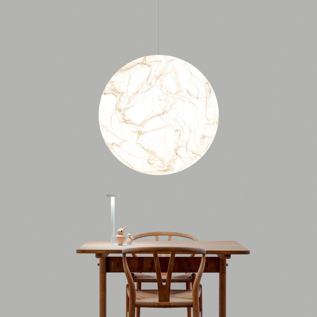 Globe Minimalist Silk Pendant Lamp - Lamp Outdoor