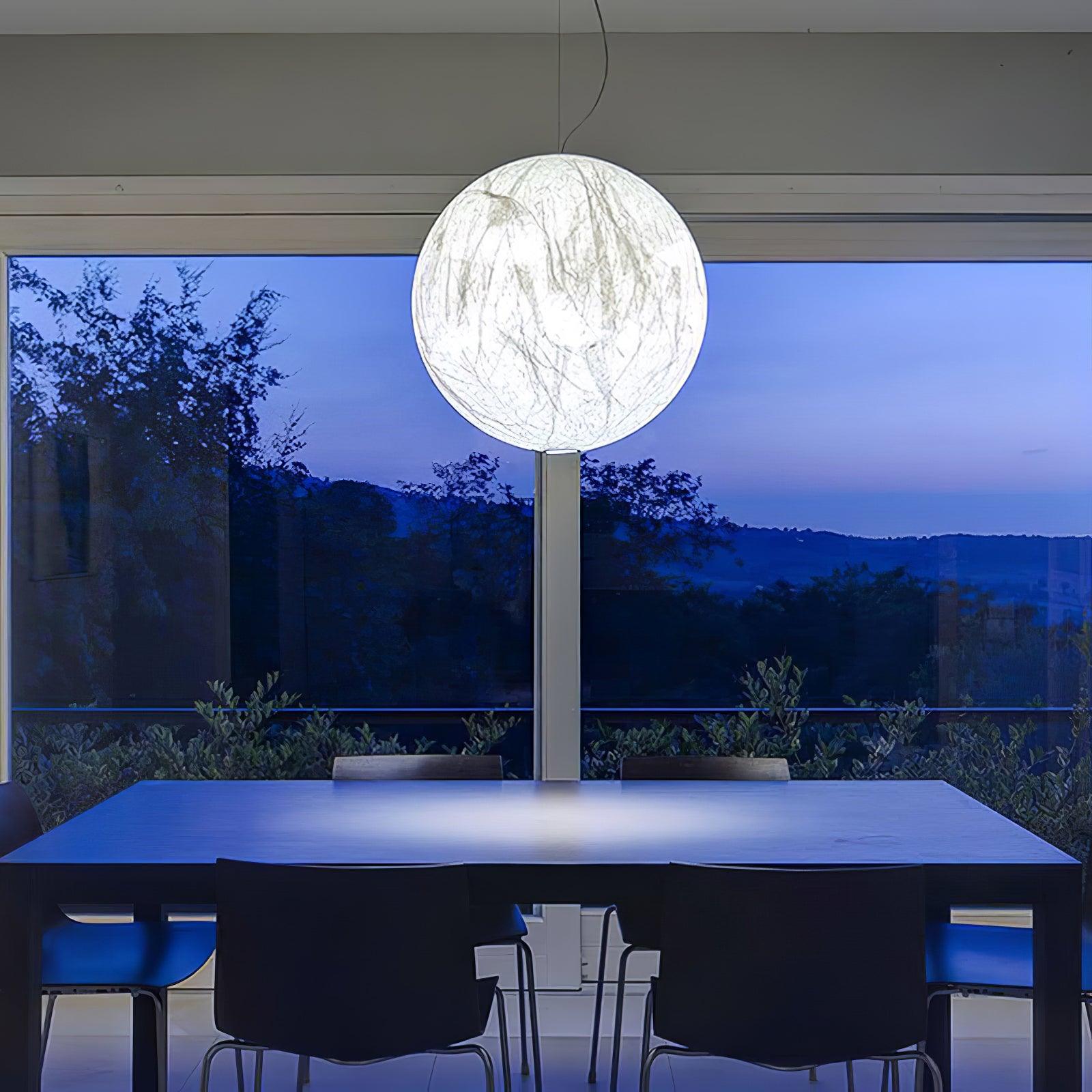 Globe Minimalist Silk Pendant Lamp - Lamp Outdoor