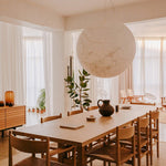 Globe Minimalist Silk Pendant Lamp - Lamp Outdoor
