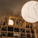 Globe Minimalist Silk Pendant Lamp - Lamp Outdoor