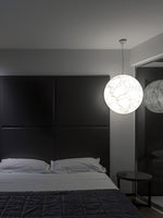 Globe Minimalist Silk Pendant Lamp - Lamp Outdoor