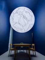 Globe Minimalist Silk Pendant Lamp - Lamp Outdoor
