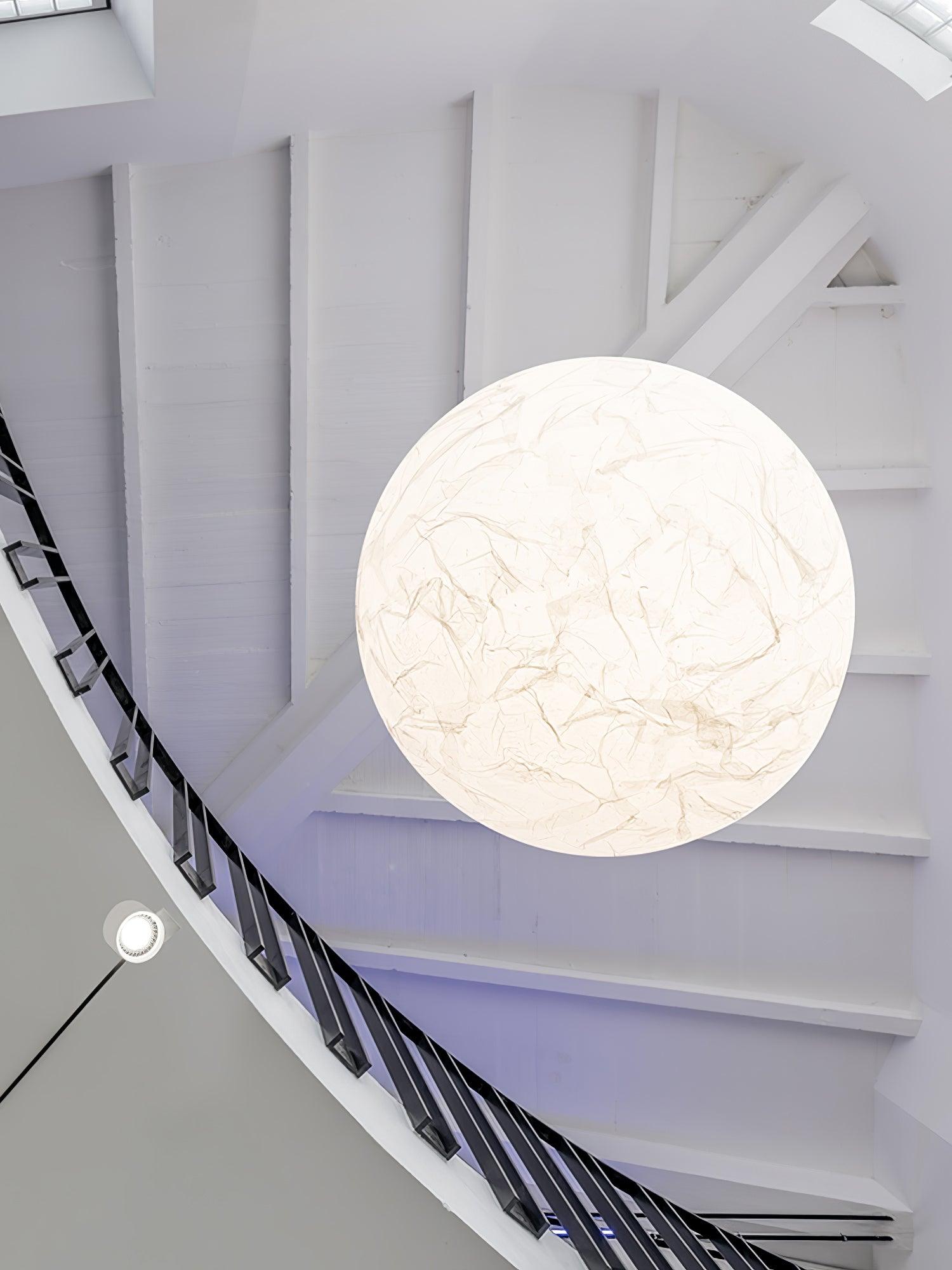 Globe Minimalist Silk Pendant Lamp - Lamp Outdoor