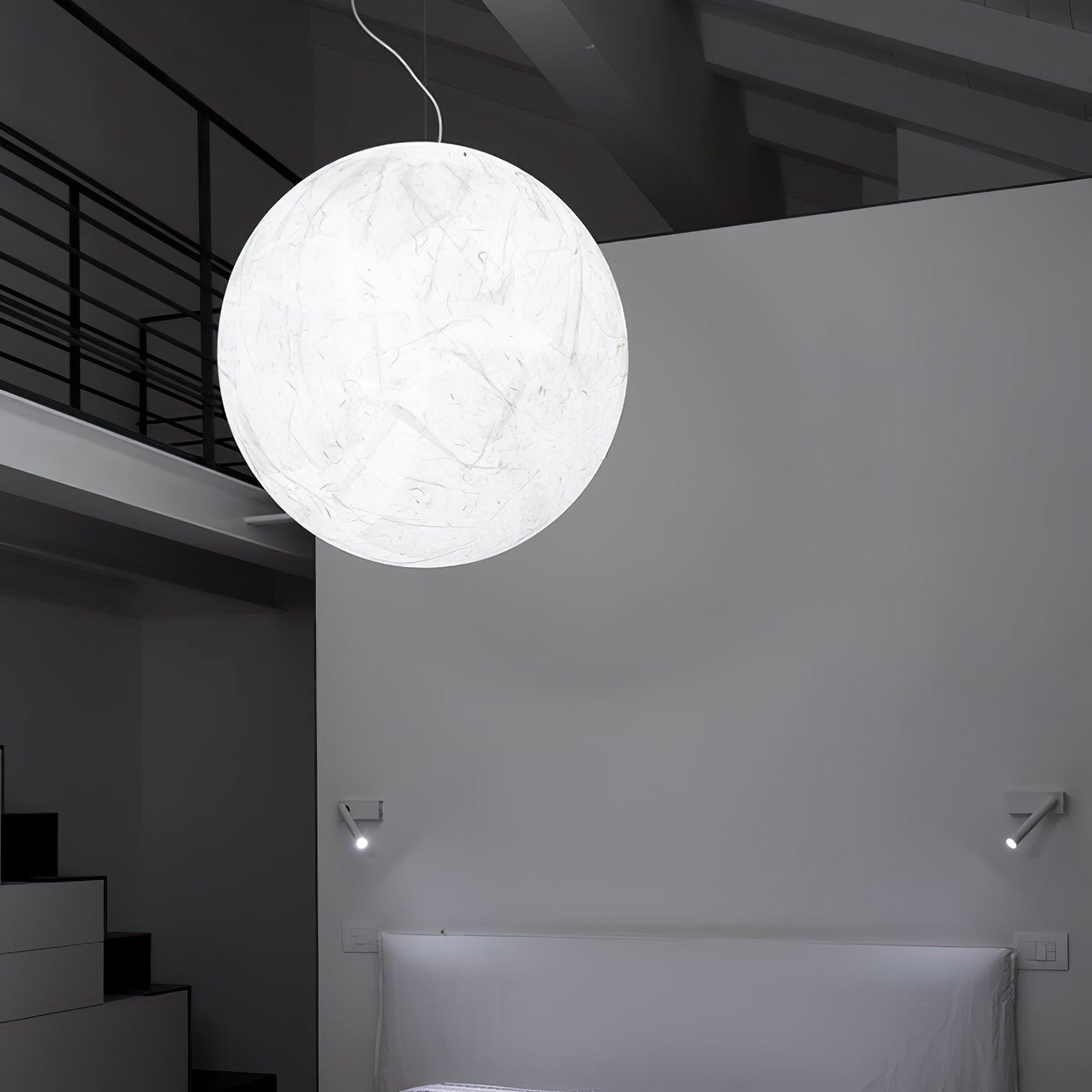 Globe Minimalist Silk Pendant Lamp - Lamp Outdoor