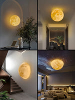 Moon 3D Wall Lamp - Lamp Outdoor