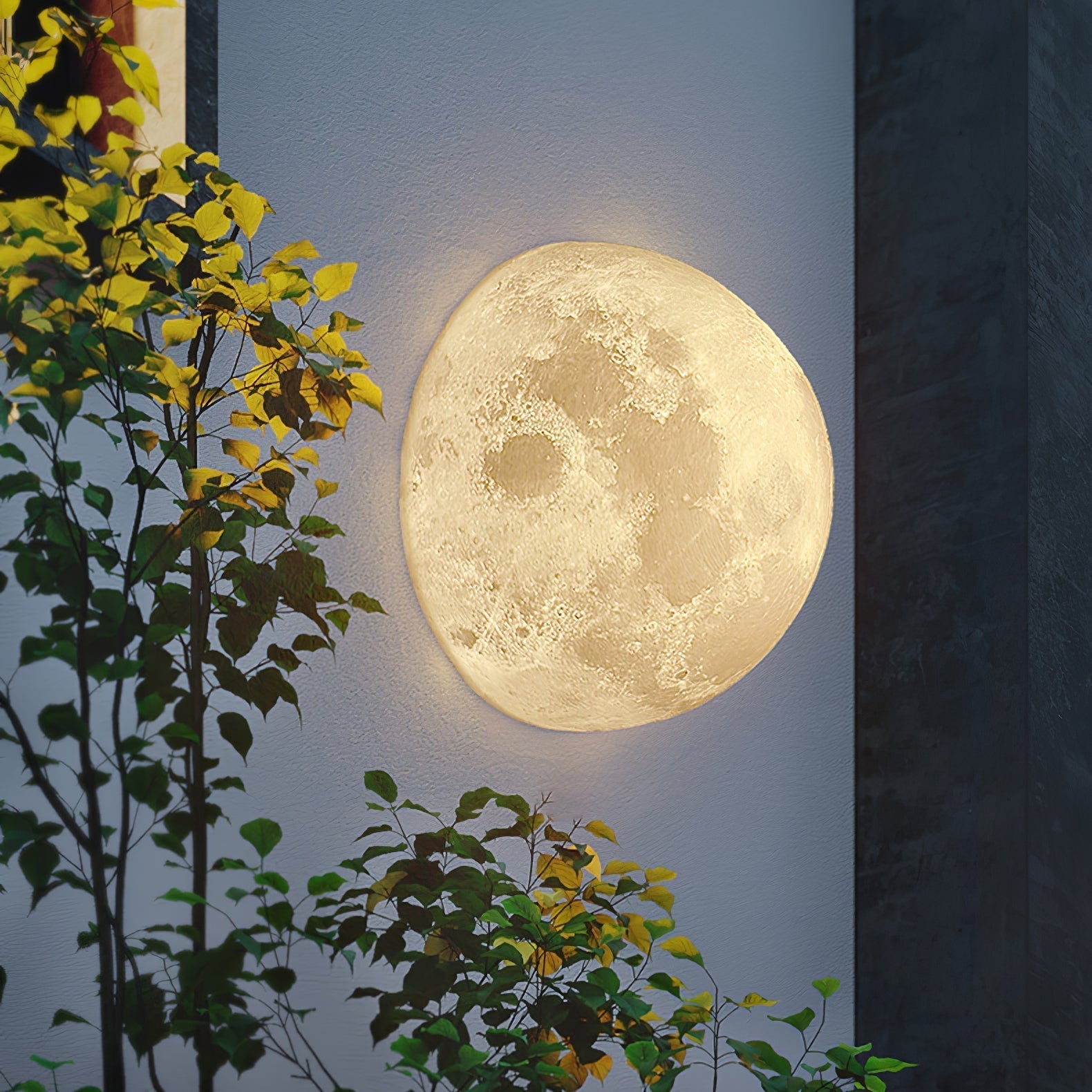 Moon 3D Wall Lamp - Lamp Outdoor