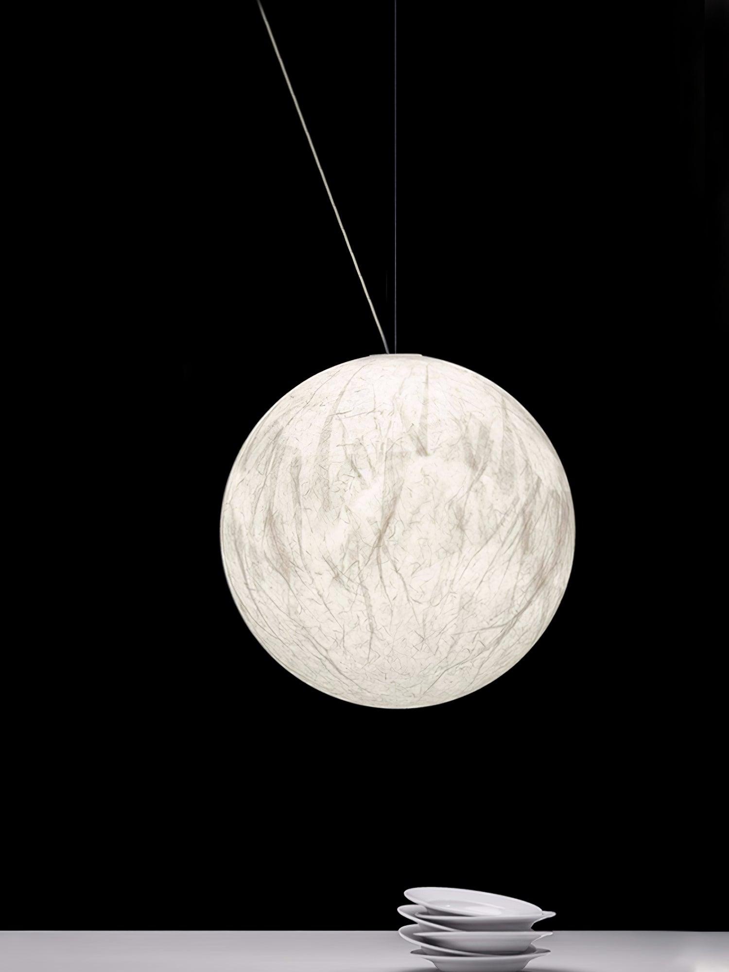 Globe Minimalist Silk Pendant Lamp - Lamp Outdoor