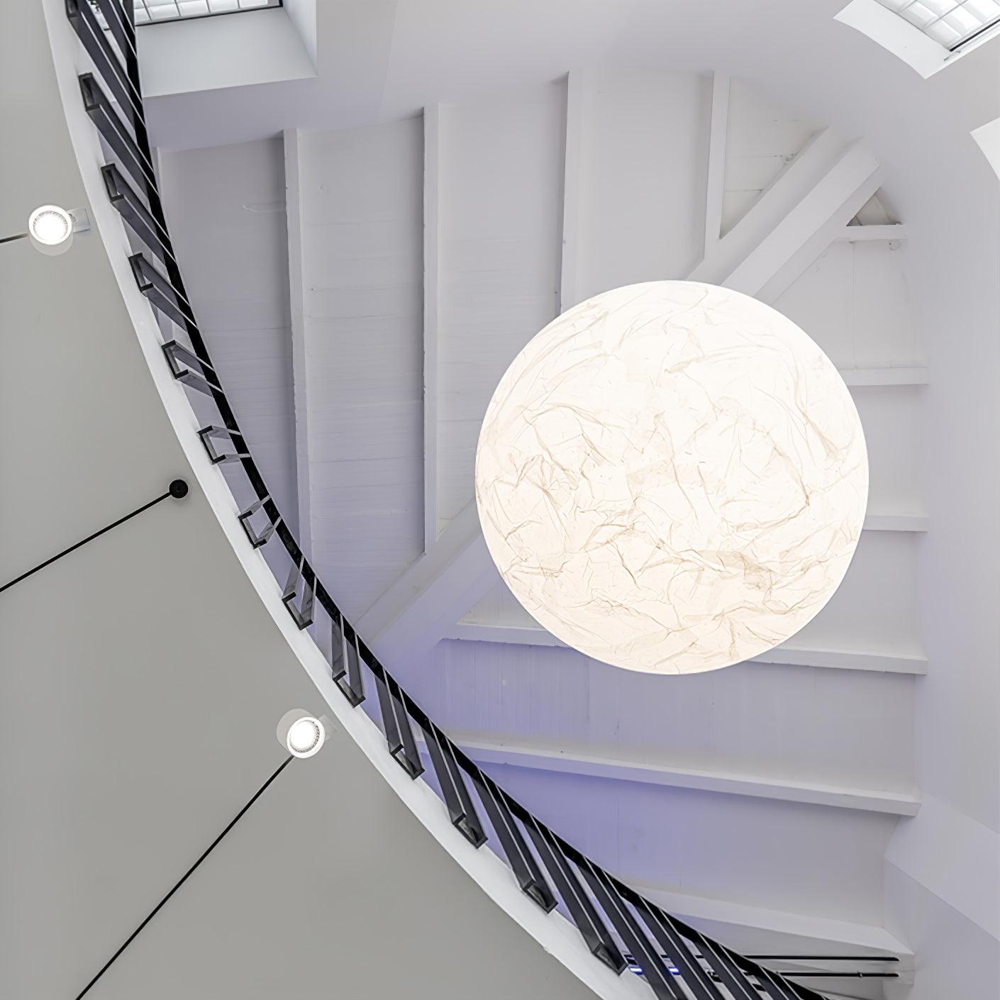 Globe Minimalist Silk Pendant Lamp - Lamp Outdoor