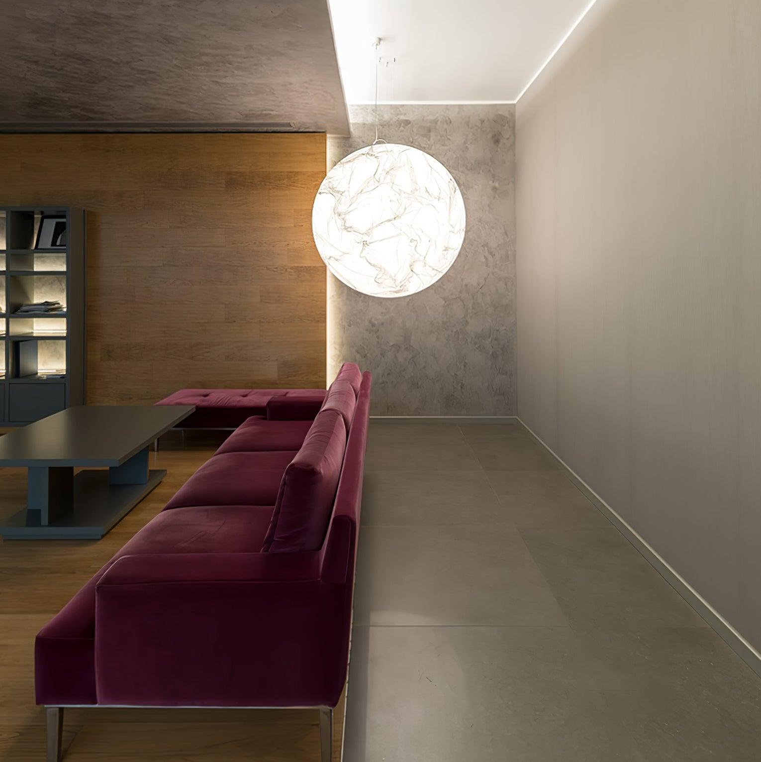 Globe Minimalist Silk Pendant Lamp - Lamp Outdoor