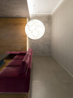 Globe Minimalist Silk Pendant Lamp - Lamp Outdoor