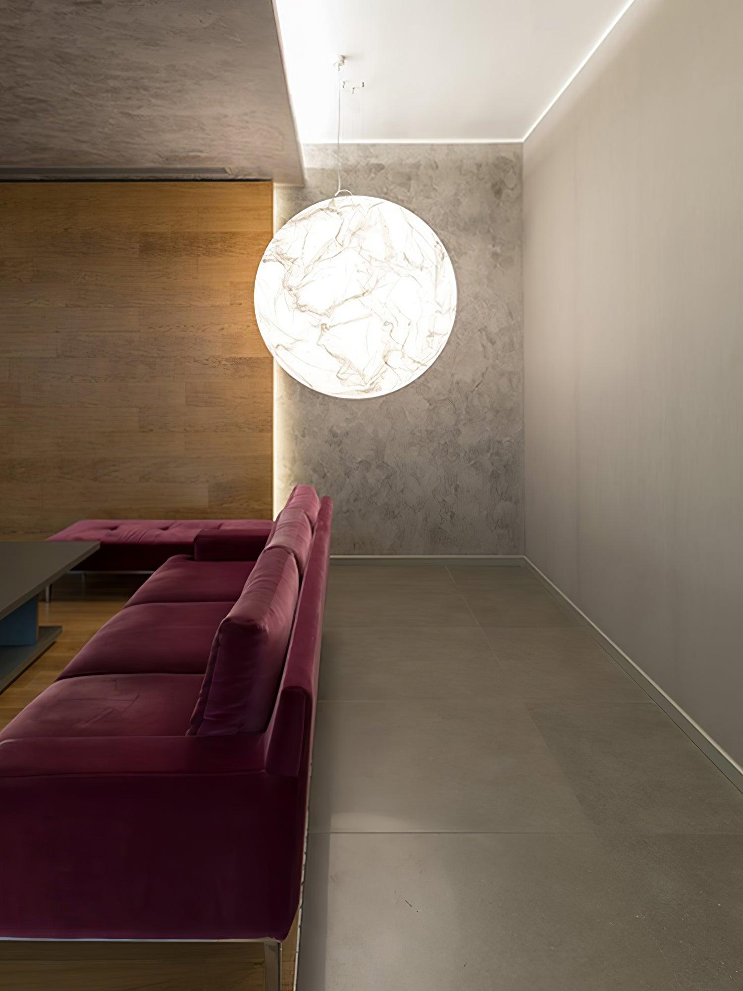 Globe Minimalist Silk Pendant Lamp - Lamp Outdoor