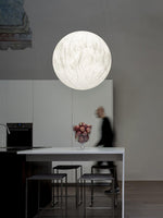 Globe Minimalist Silk Pendant Lamp - Lamp Outdoor