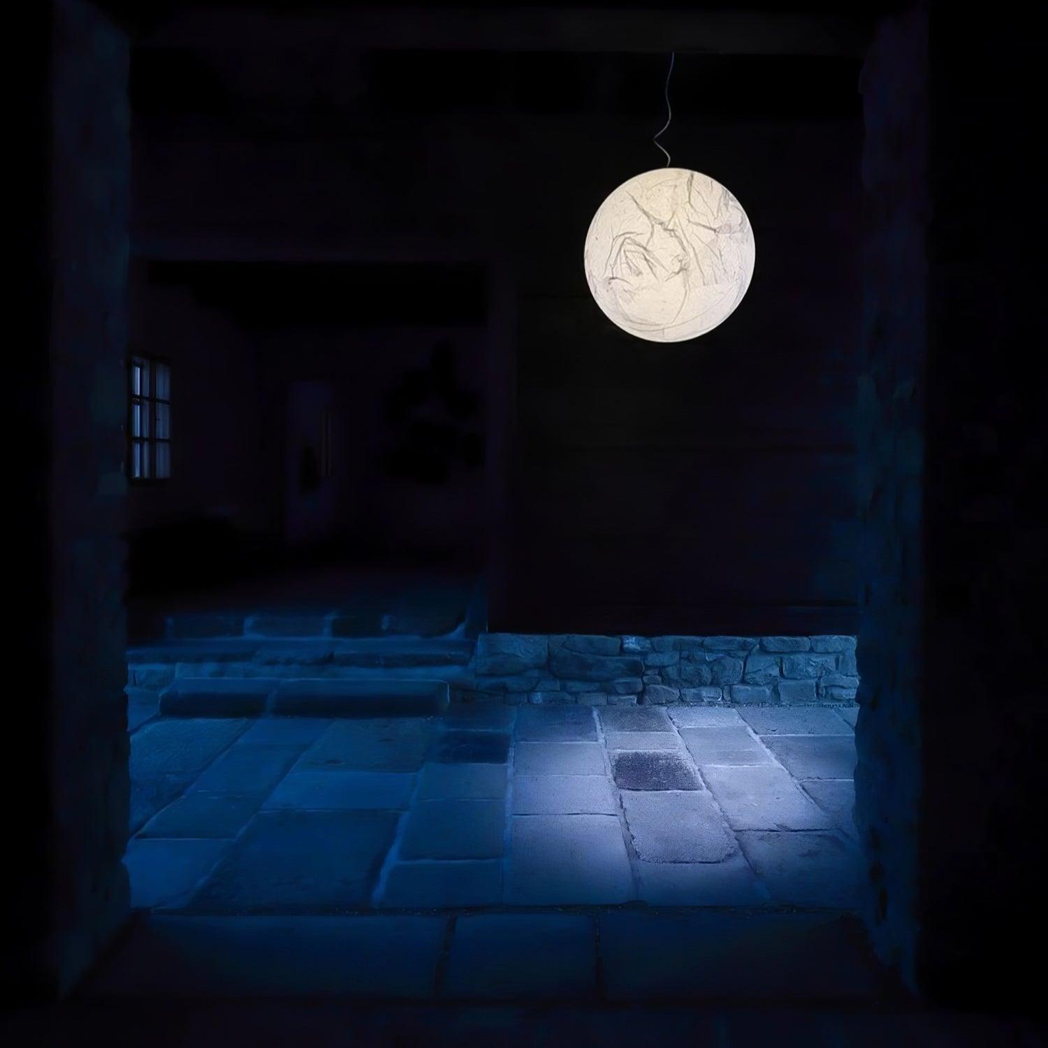 Globe Minimalist Silk Pendant Lamp - Lamp Outdoor