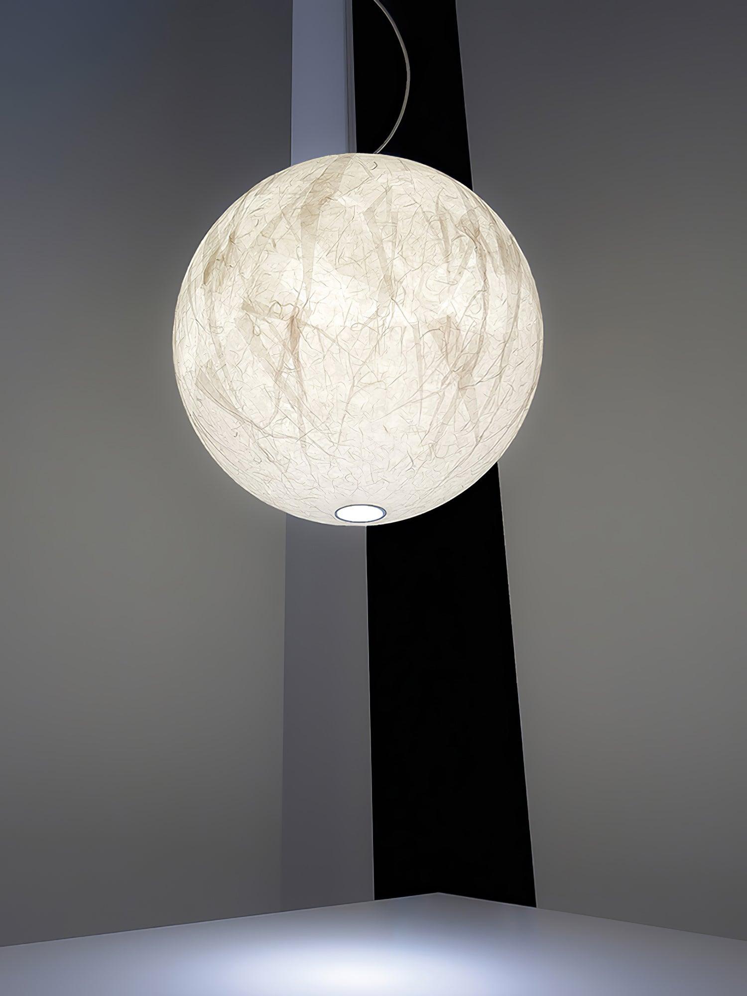 Globe Minimalist Silk Pendant Lamp - Lamp Outdoor