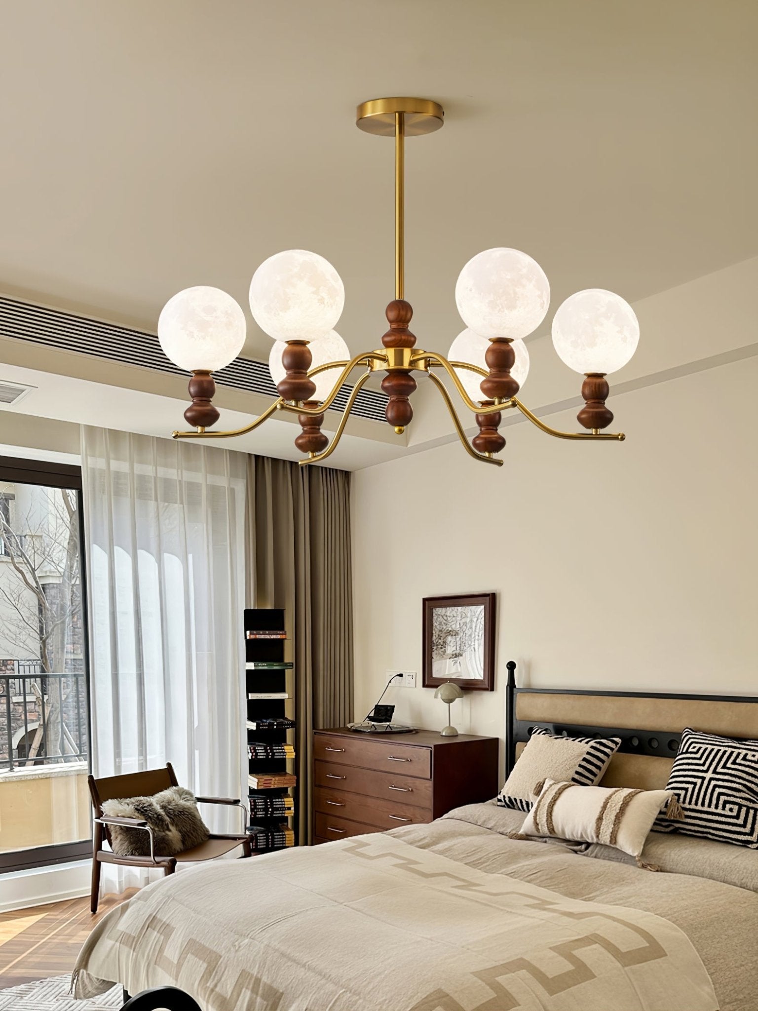 Moonlit Globe Chandelier - Lamp Outdoor