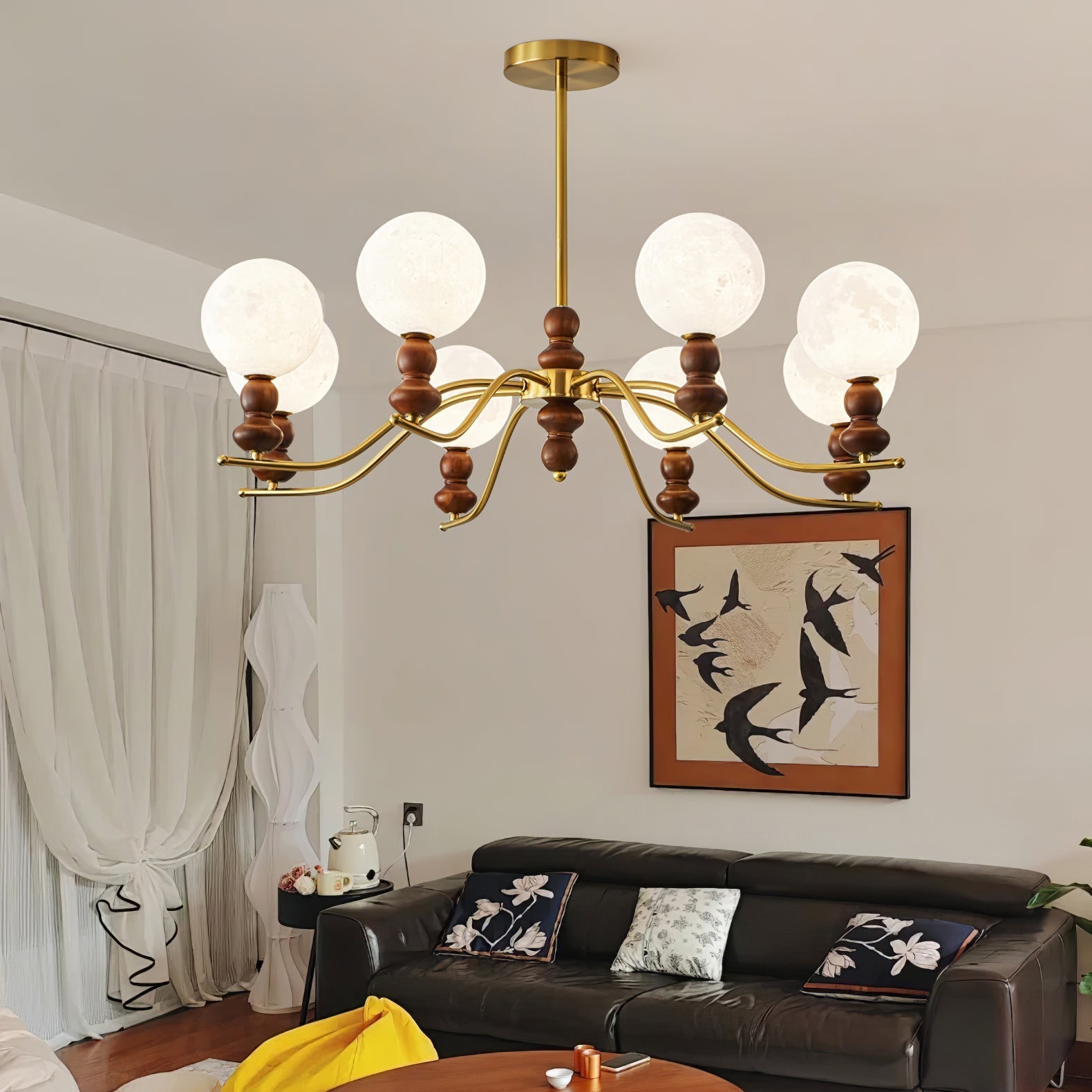 Moonlit Globe Chandelier - Lamp Outdoor