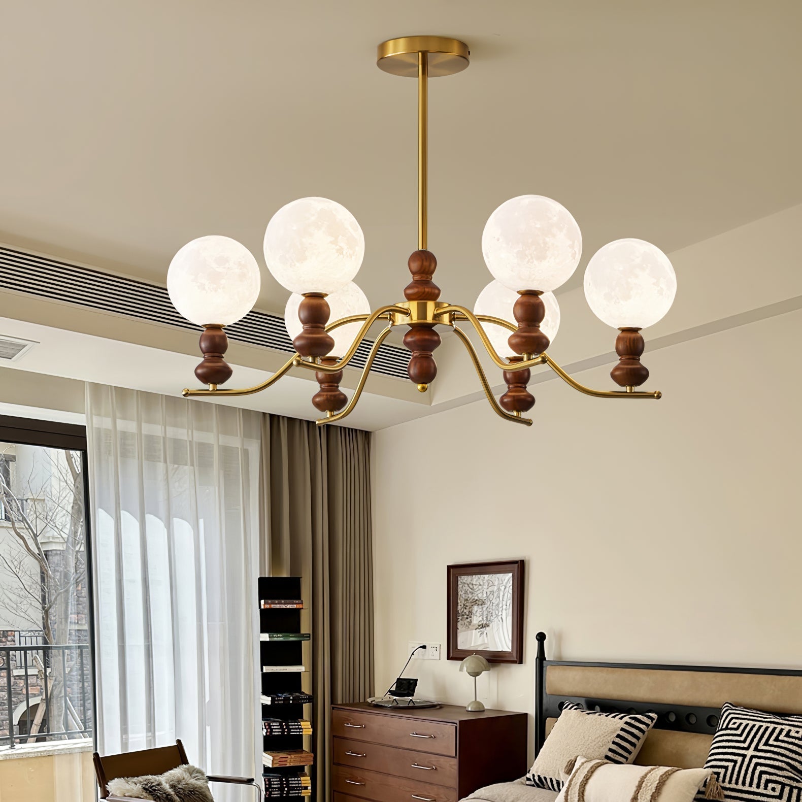 Moonlit Globe Chandelier - Lamp Outdoor