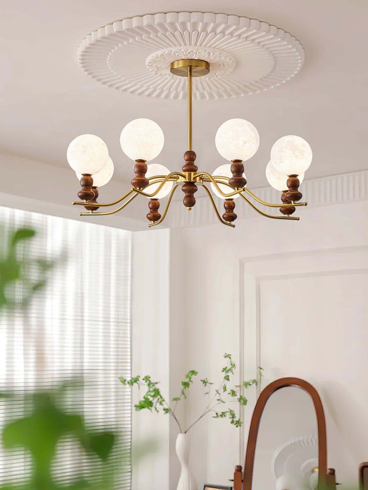 Moonlit Globe Chandelier - Lamp Outdoor