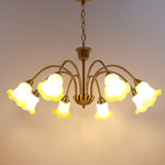 Diane Vintage Glass Chandelier - Lamp Outdoor