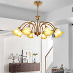 Diane Vintage Glass Chandelier - Lamp Outdoor