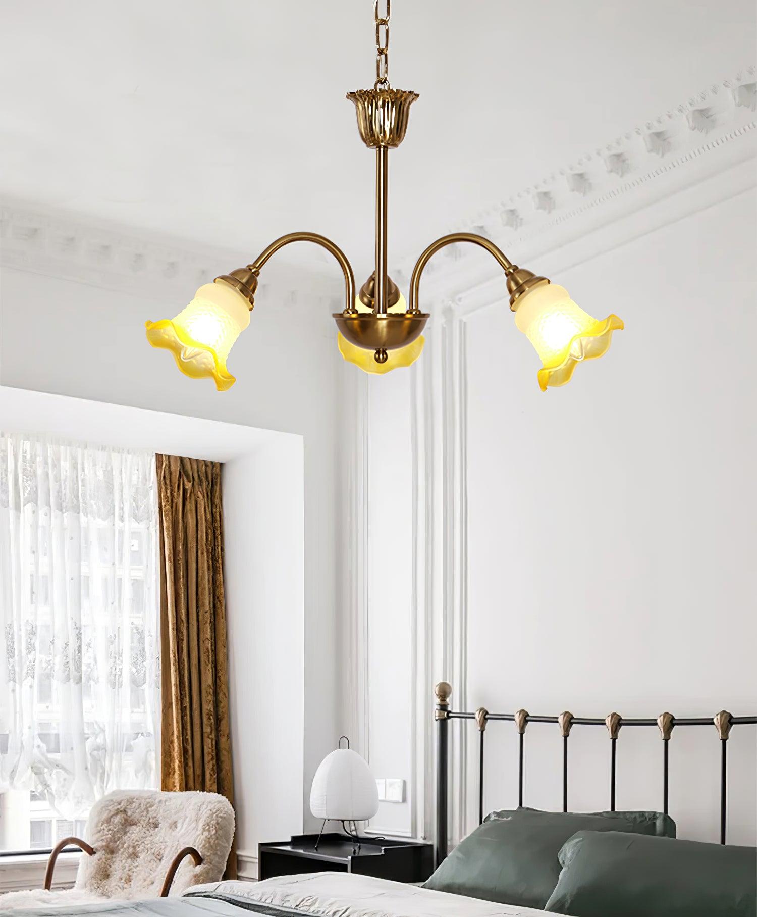 Diane Vintage Glass Chandelier - Lamp Outdoor