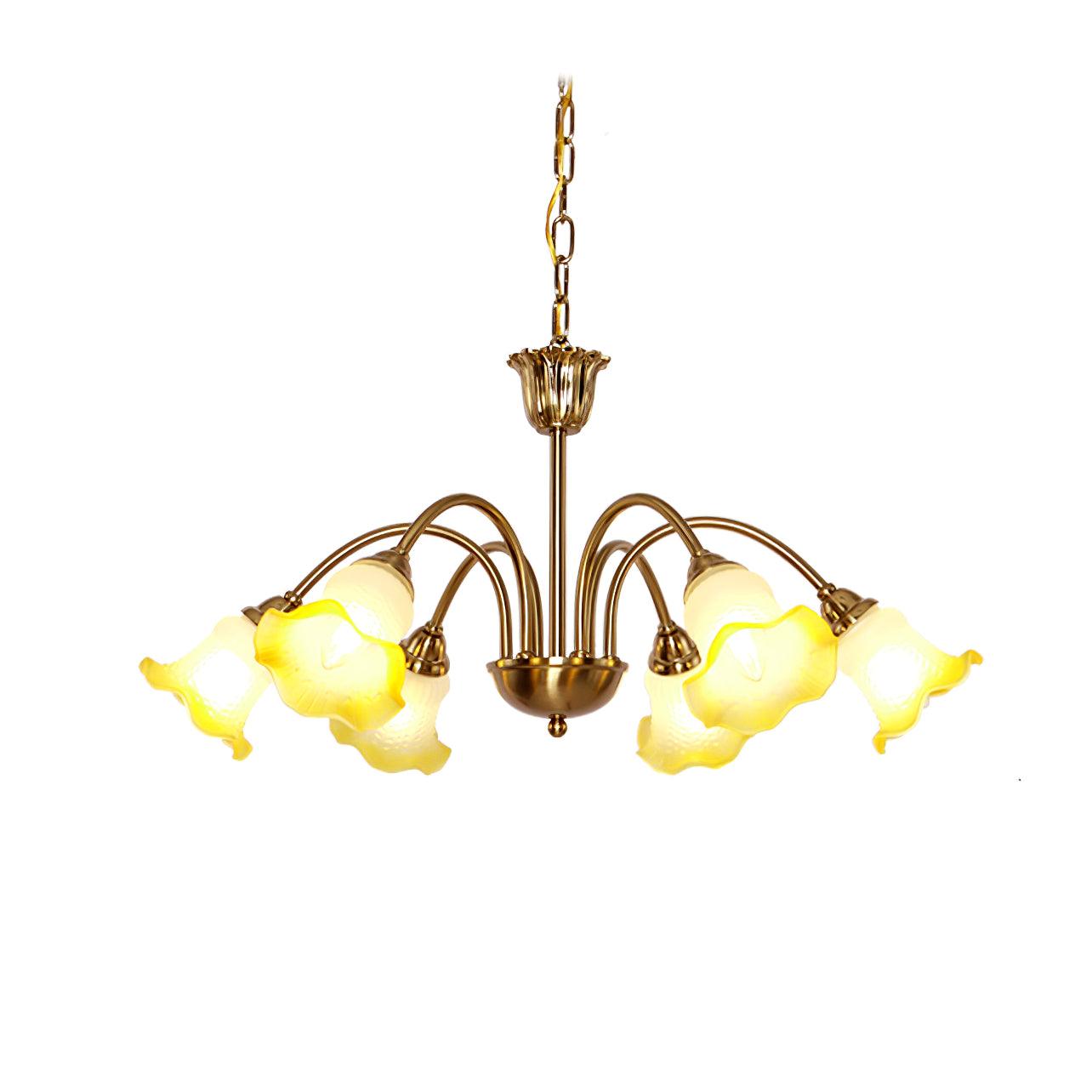 Diane Vintage Glass Chandelier - Lamp Outdoor