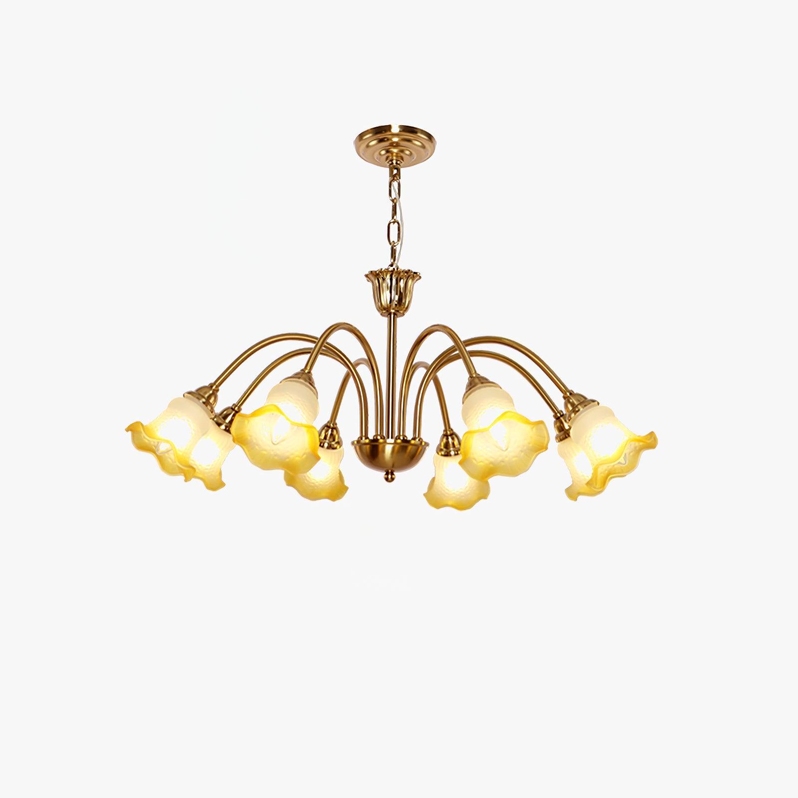 Diane Vintage Glass Chandelier - Lamp Outdoor