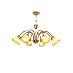 Diane Vintage Glass Chandelier - Lamp Outdoor
