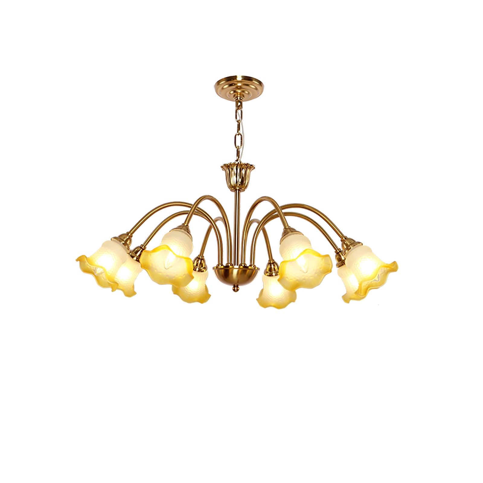 Diane Vintage Glass Chandelier - Lamp Outdoor