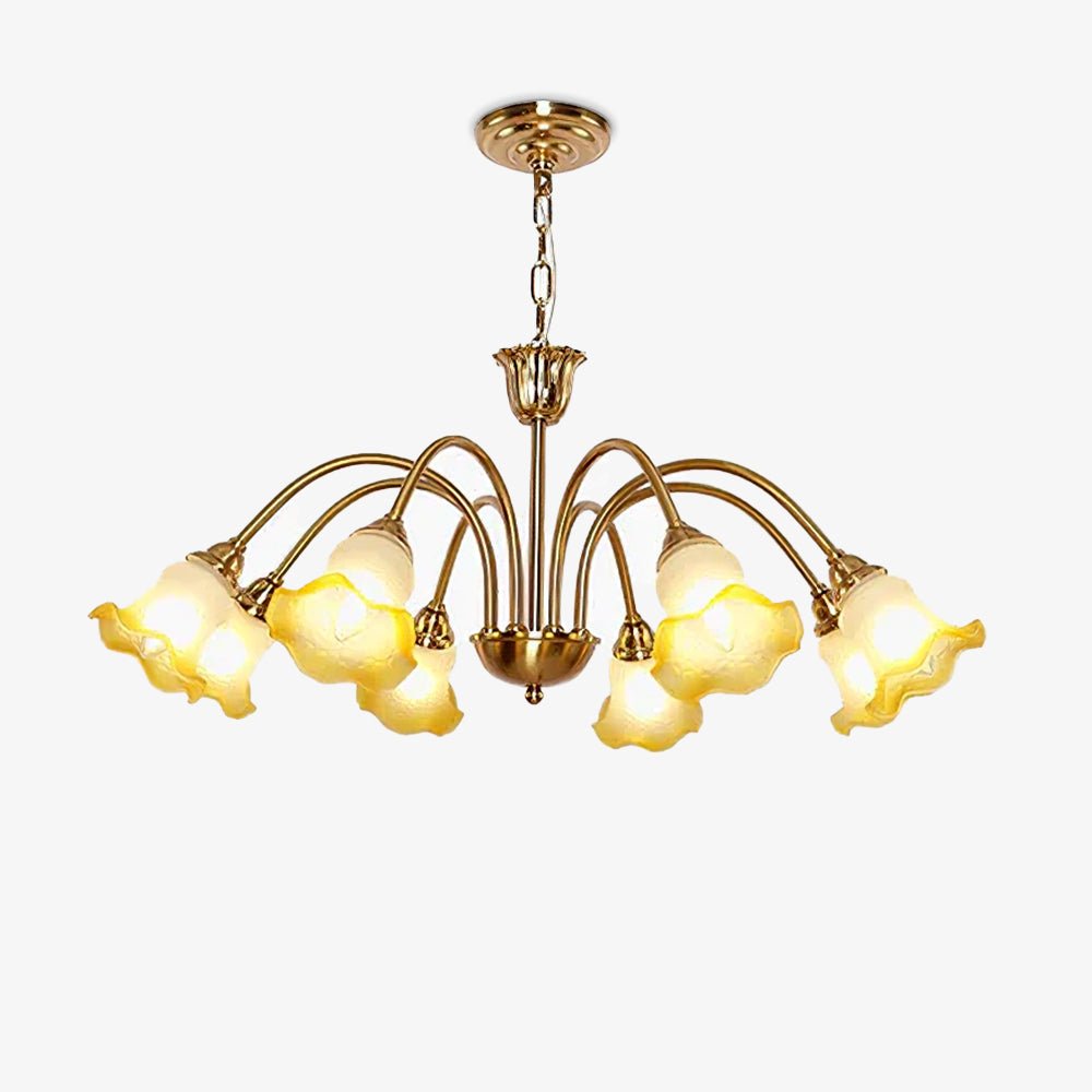 Diane Vintage Glass Chandelier - Lamp Outdoor