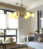 Diane Vintage Glass Chandelier - Lamp Outdoor