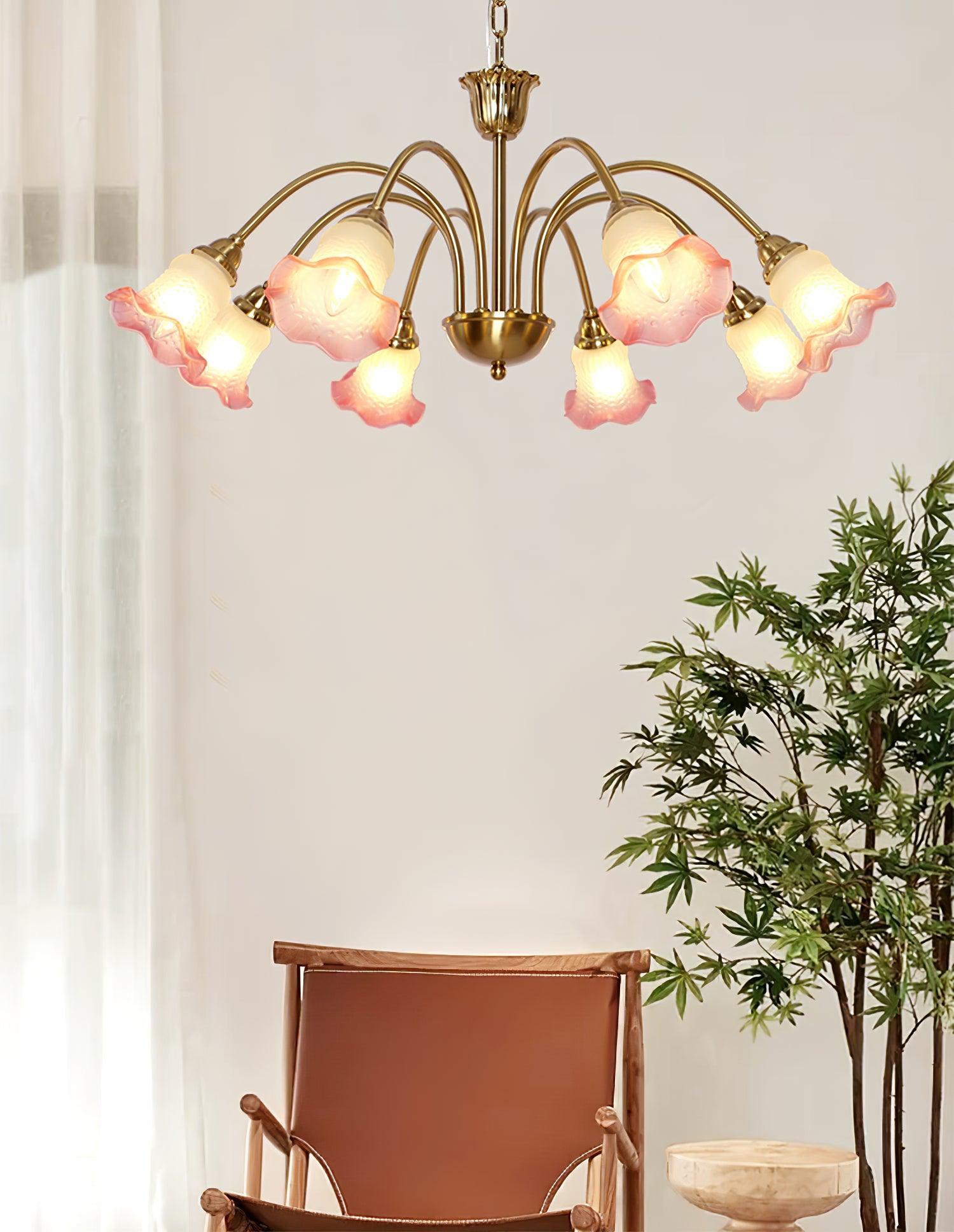 Diane Vintage Glass Chandelier - Lamp Outdoor