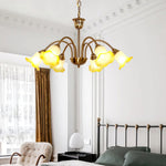 Diane Vintage Glass Chandelier - Lamp Outdoor