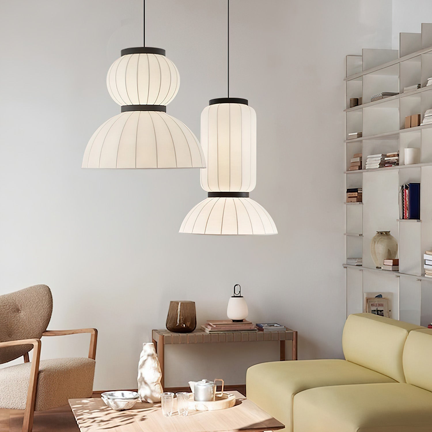 Eurzorion Silk Lantern Pendant Light - Lamp Outdoor