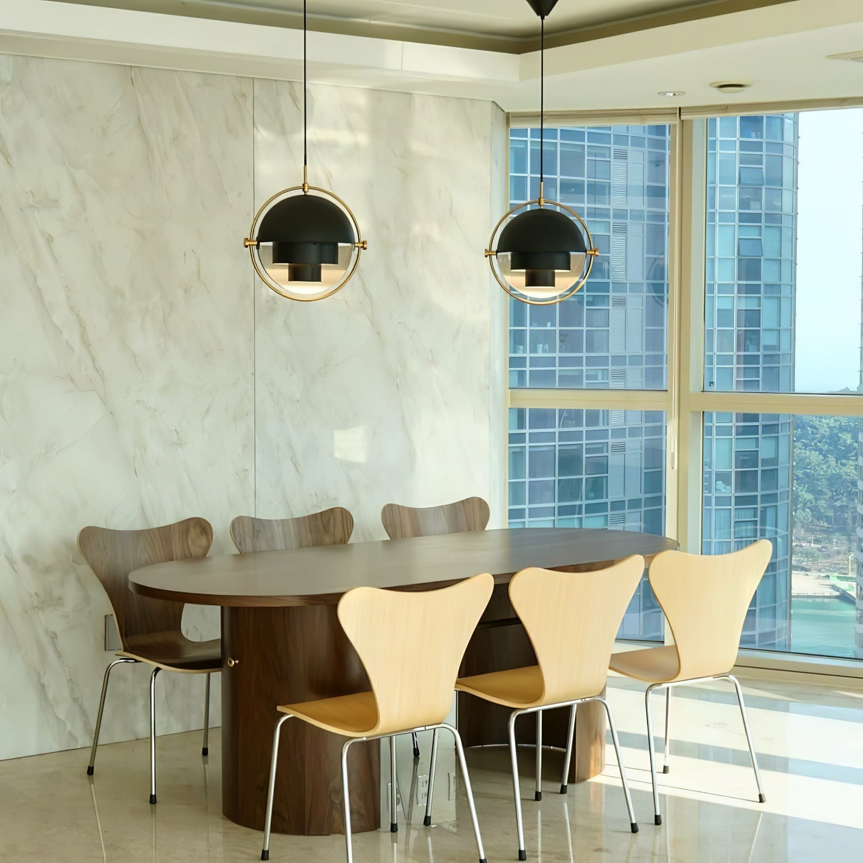 Deformed Ball Pendant Light - Lamp Outdoor