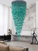 Veshaa Postmodern Luxury Stone Crystal Chandelier - Lamp Outdoor