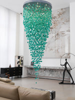 Veshaa Postmodern Luxury Stone Crystal Chandelier - Lamp Outdoor
