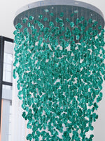 Veshaa Postmodern Luxury Stone Crystal Chandelier - Lamp Outdoor