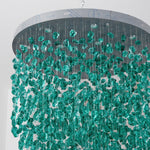 Veshaa Postmodern Luxury Stone Crystal Chandelier - Lamp Outdoor