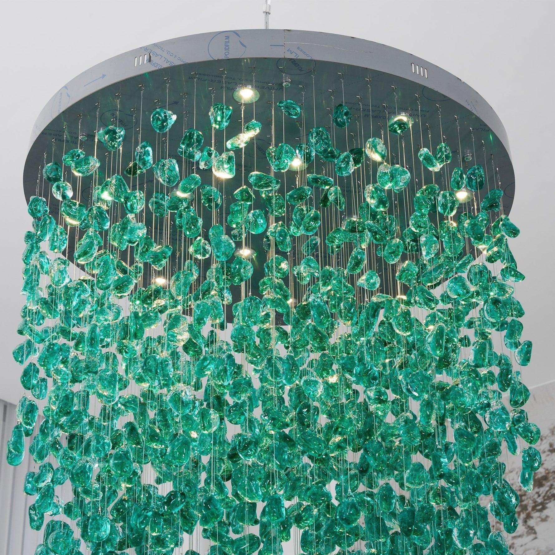 Veshaa Postmodern Luxury Stone Crystal Chandelier - Lamp Outdoor