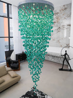 Veshaa Postmodern Luxury Stone Crystal Chandelier - Lamp Outdoor