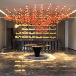Veshaa Postmodern Luxury Stone Crystal Chandelier - Lamp Outdoor