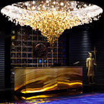 Veshaa Postmodern Luxury Stone Crystal Chandelier - Lamp Outdoor